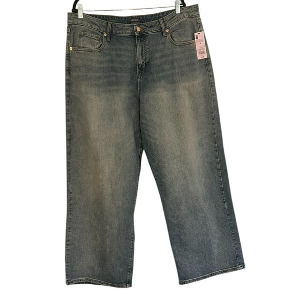 Women's NWT Wild Fable High-Rise Baggy Medium Wash Jeans Size 16 - Picture 3 of 6